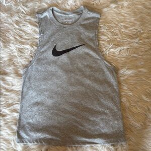 Nike Heather Gray Muscle Tank